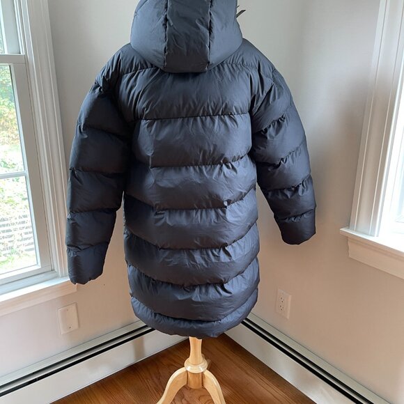 Nike Dark Puffer Coat with Hood - Picture 3 of 7